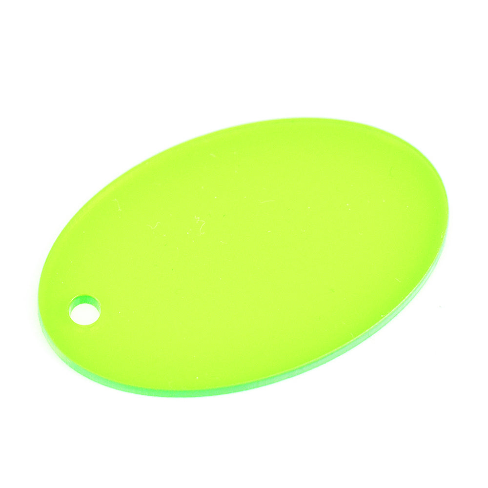 5MM ACRYLIC FLUORESCENT (FLUO/ NEON) TRANSPARENT - ELECTRIC LIME GREEN