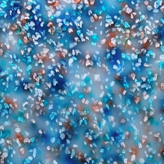 3mm Acrylic - Candy Crystals Ice Cream - Blue, brown