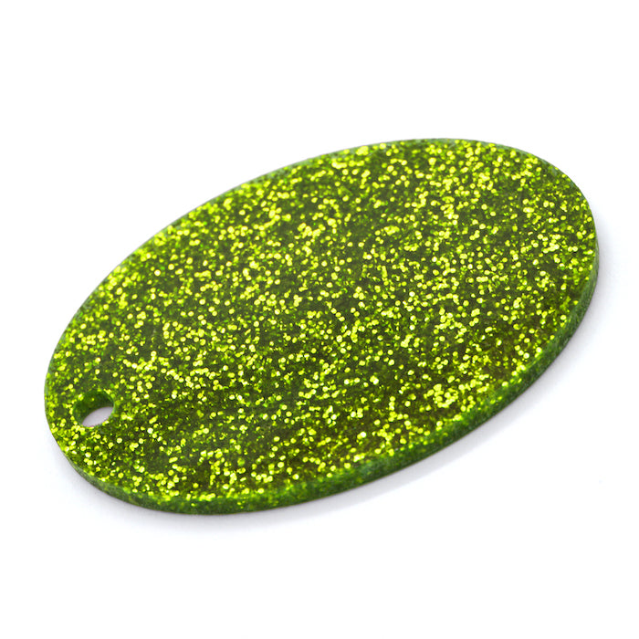 3MM ACRYLIC GLITTER - LIME GREEN CHARTREUSE