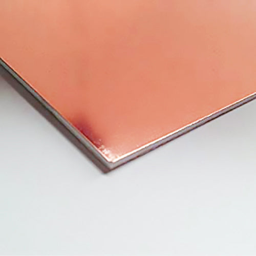 1mm Rose Gold High Impact Polystyrene (HIPS) Sheet